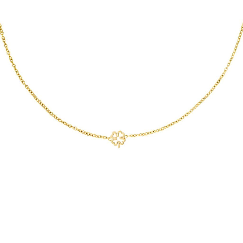 COLLAR TREBOL ORO