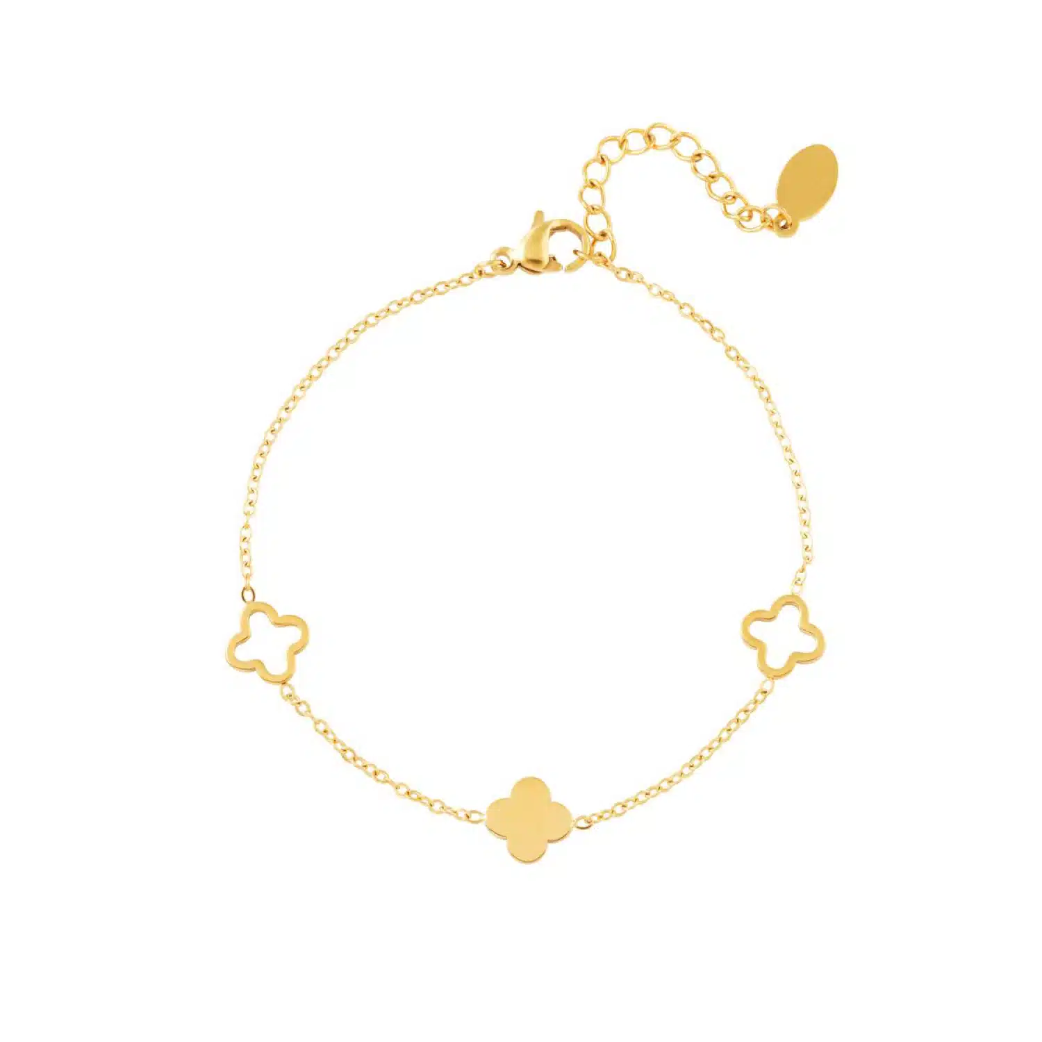 pulsera-con-treboles-oro